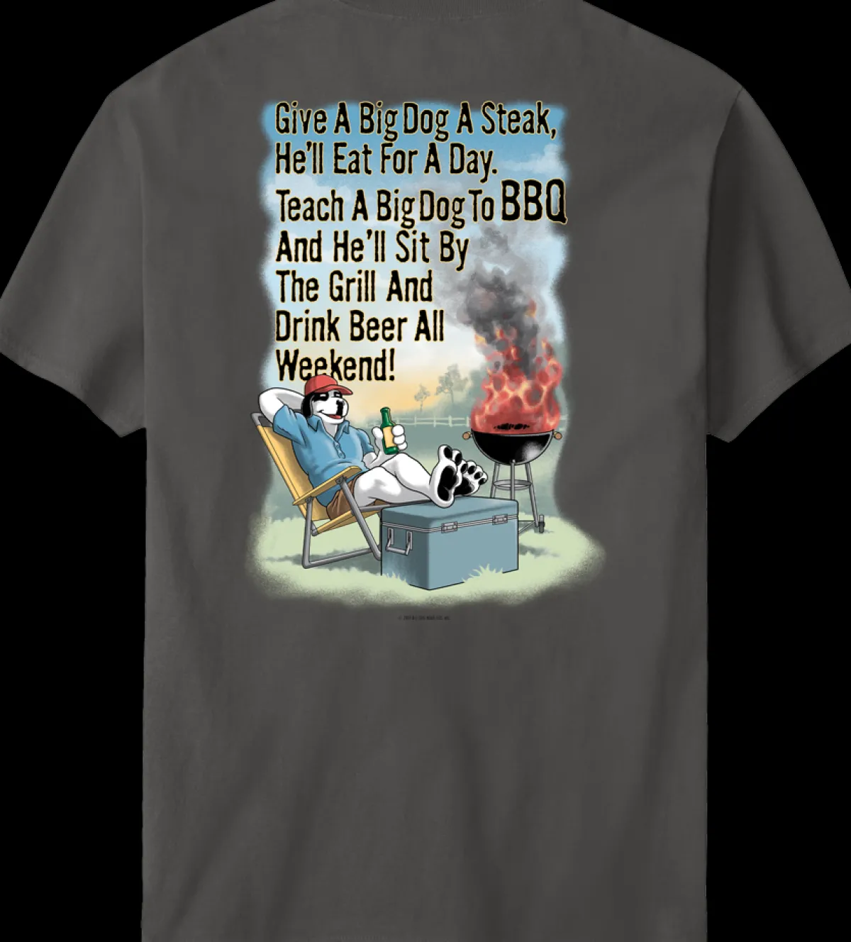Big Dogs Food & Drink|Give A Bd A Steak T-Shirt