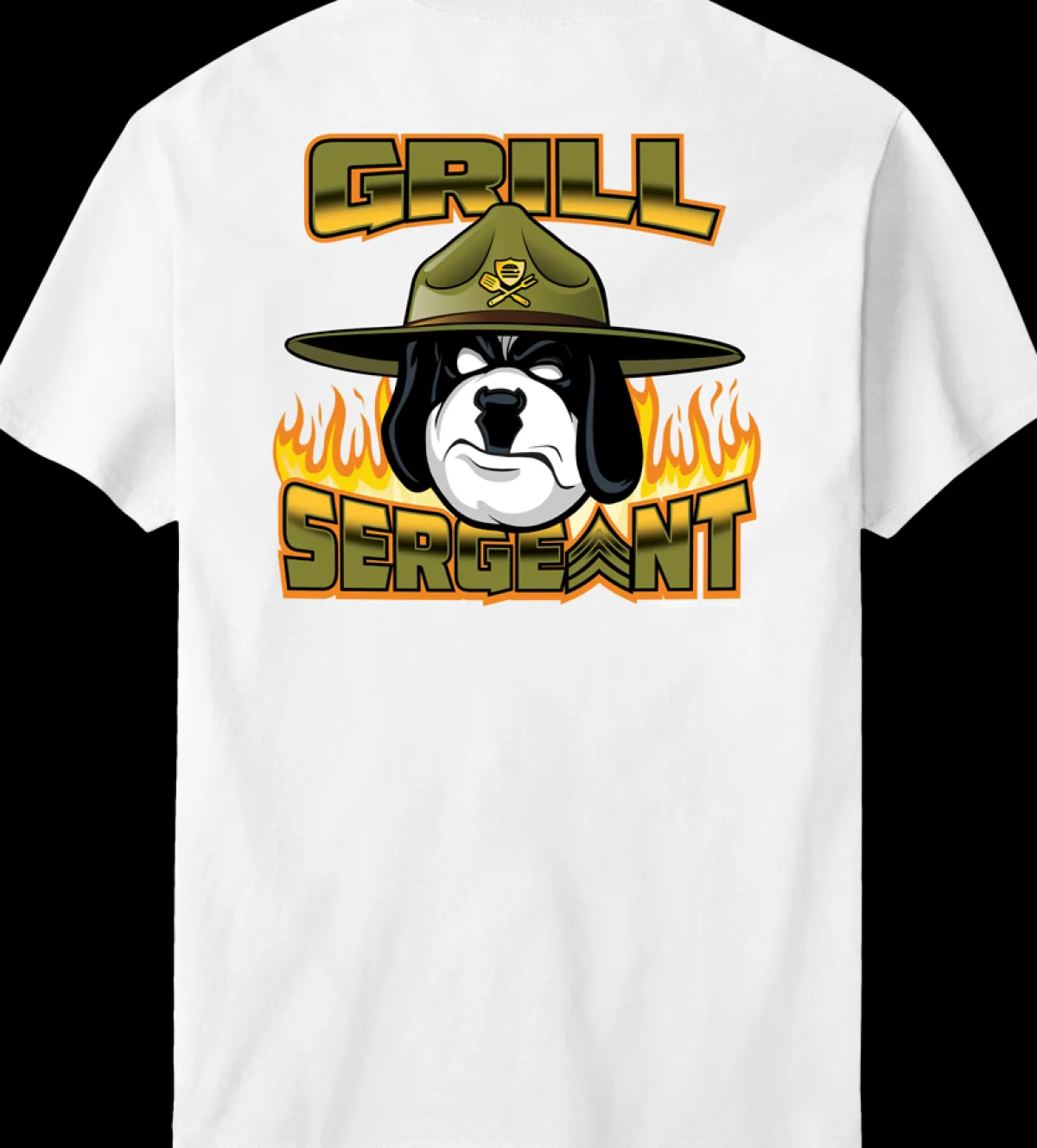 Big Dogs Food & Drink|Humor|Grill Sergeant T-Shirt