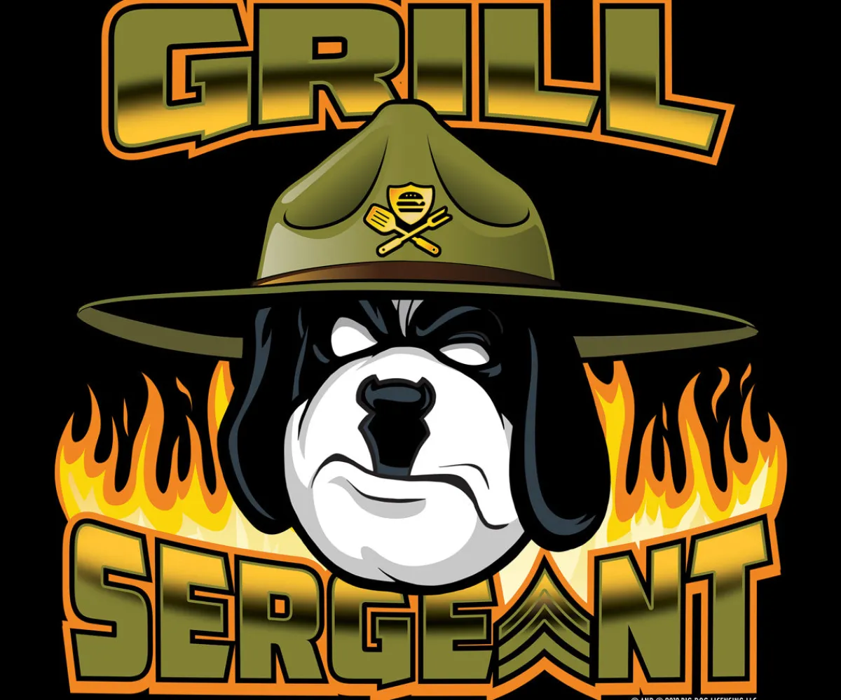 Big Dogs Food & Drink|Humor|Grill Sergeant T-Shirt