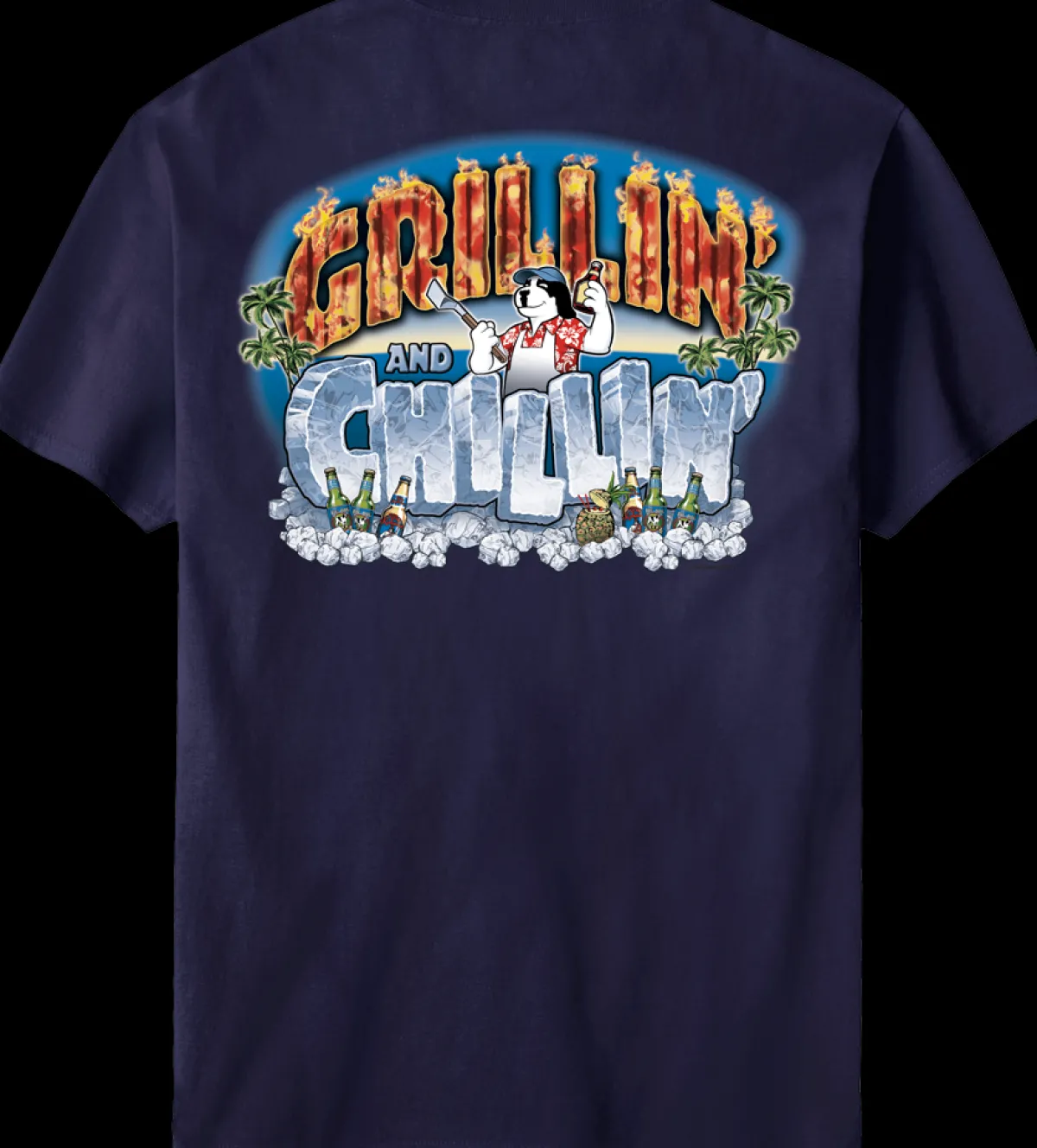 Big Dogs Food & Drink|Grillin Chillin T-Shirt