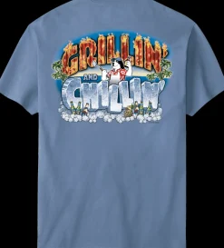 Big Dogs Food & Drink|Grillin Chillin T-Shirt