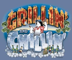 Big Dogs Food & Drink|Grillin Chillin T-Shirt