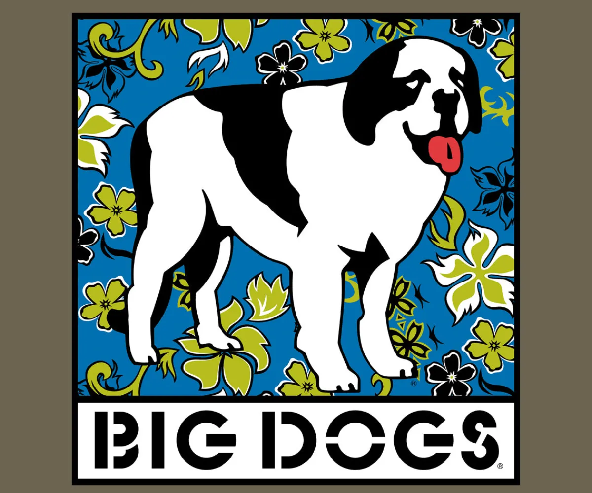Big Dogs Logo Tees|Hibiscus Logo T-shirt