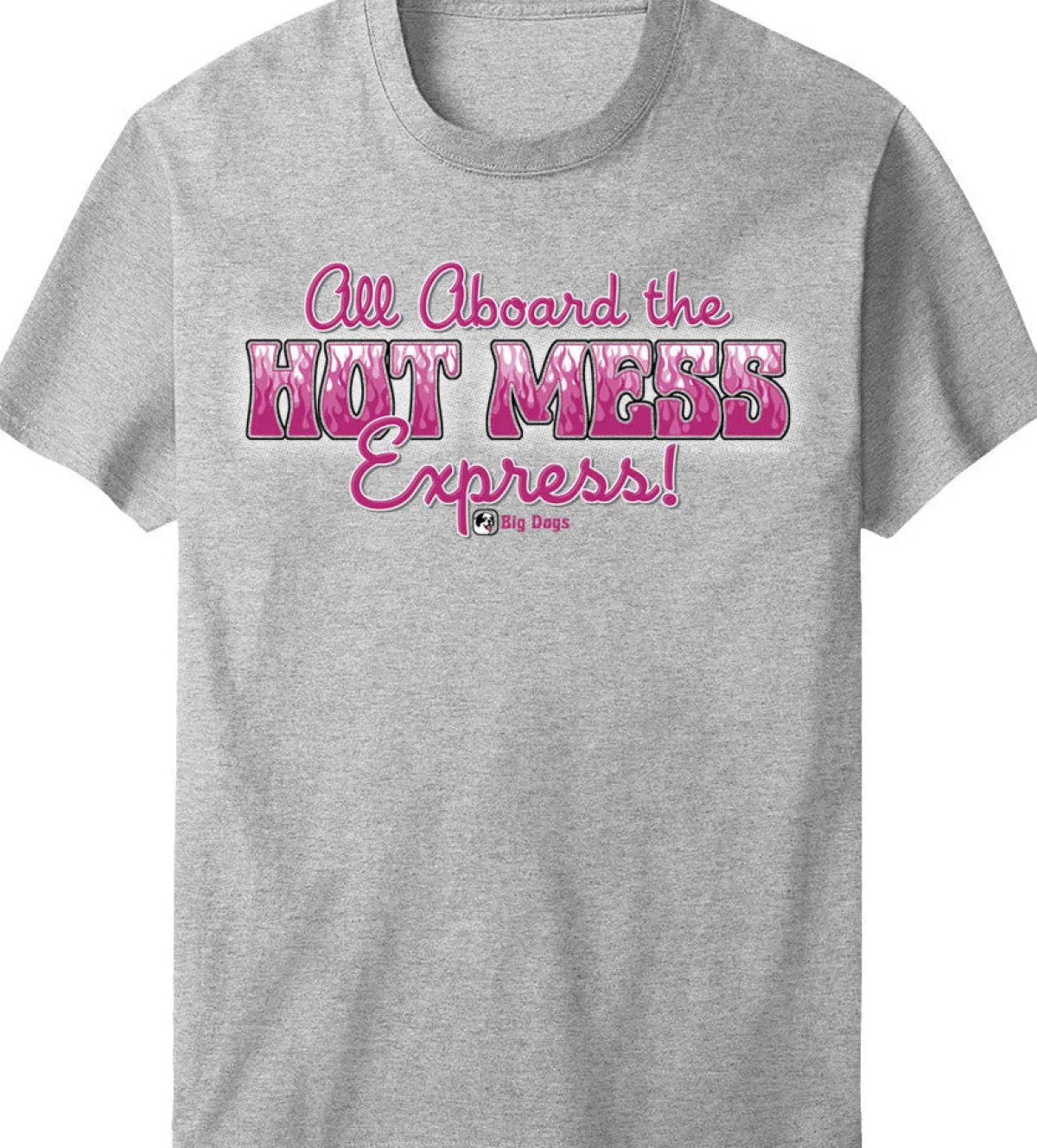 Big Dogs Humor|Hot Mess Express T-Shirt