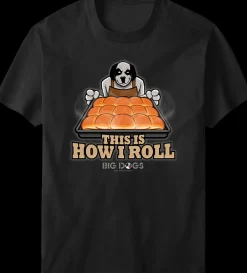 Big Dogs Food & Drink|Holiday|How I Roll Holiday T-Shirt