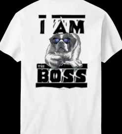 Big Dogs Big Attitude|I Am The Boss T-Shirt