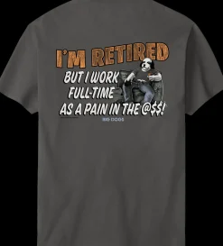 Big Dogs Big Attitude|I M Retired T-Shirt
