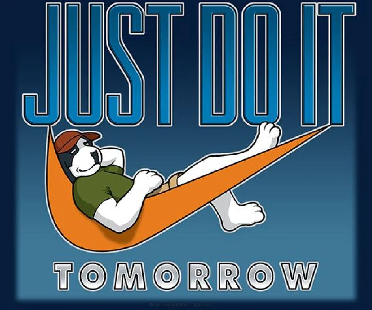 Big Dogs Hobby|Classic|Just Do It Tomorrow T-Shirt