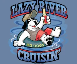 Big Dogs Food & Drink|Lazy River T-shirt
