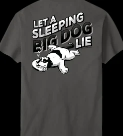 Big Dogs Humor|Let A Sleeping Dog Lie T-Shirt