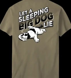 Big Dogs Humor|Let A Sleeping Dog Lie T-Shirt