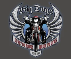 Big Dogs Hobby|Live To Ride T-Shirt