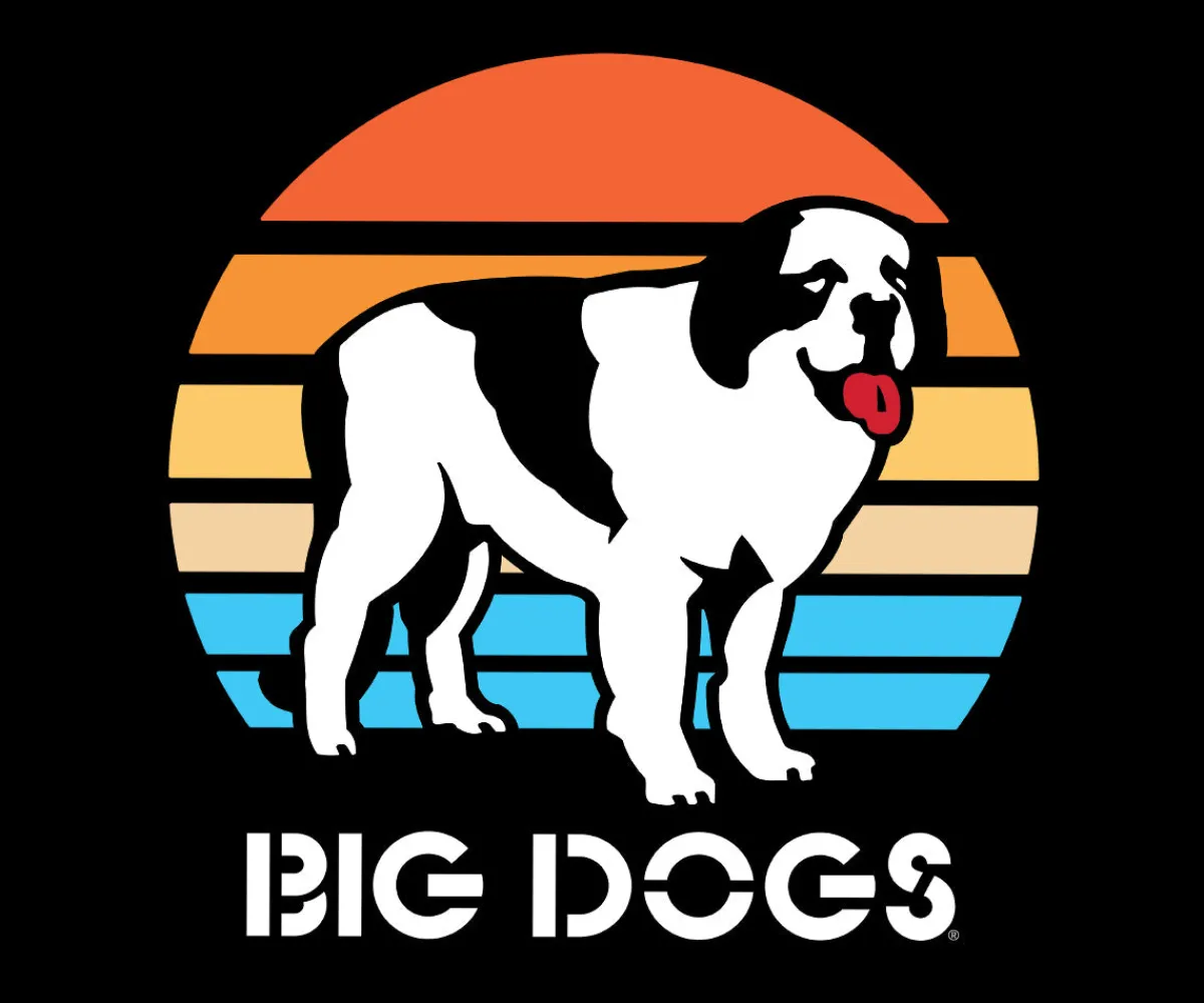 Big Dogs Logo Tees|Logo Sunset T-shirt