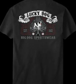 Big Dogs Logo Tees|Lucky Dog Spade T-Shirt