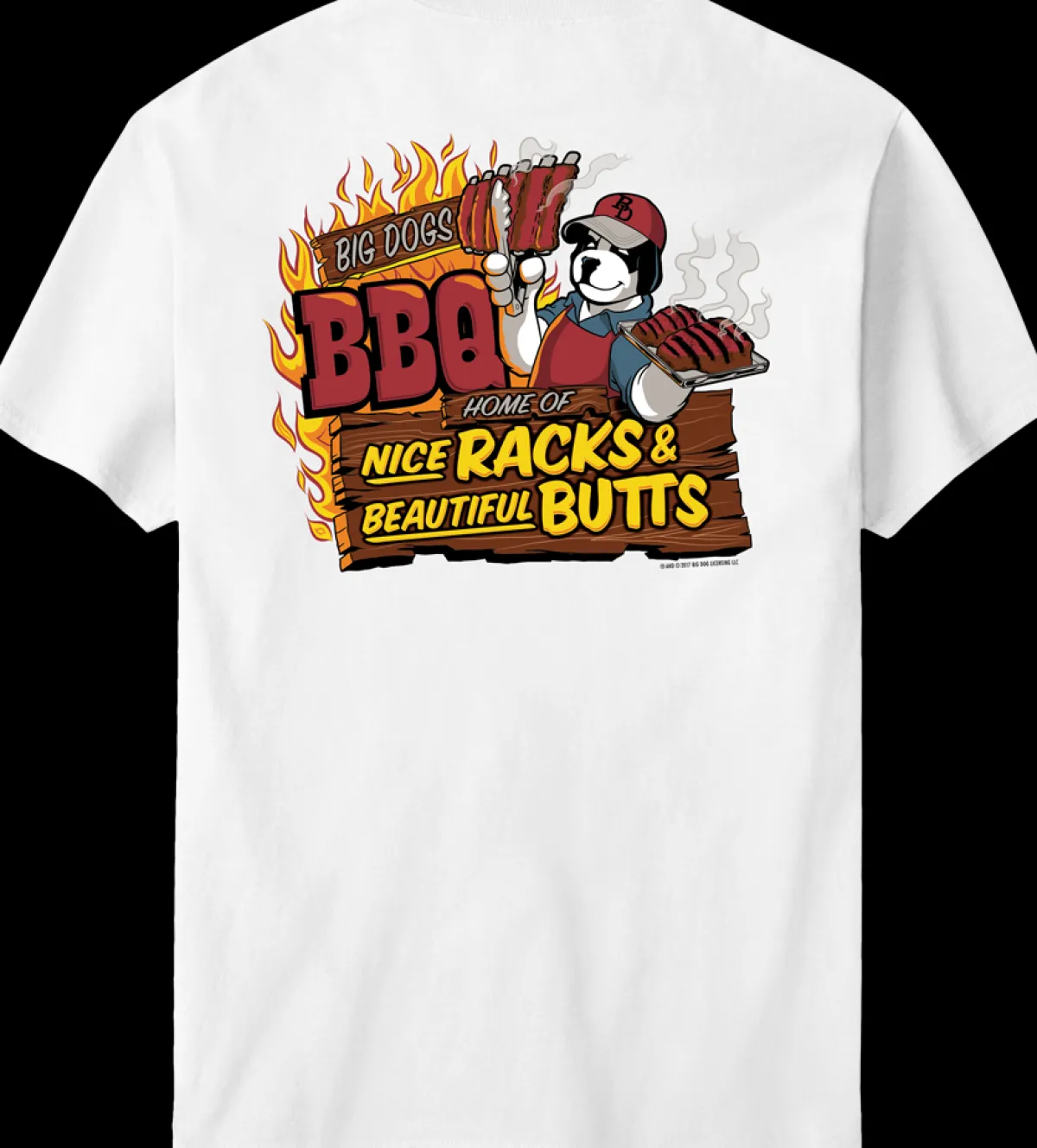 Big Dogs Food & Drink|Nice Racks T-Shirt