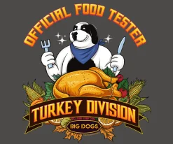 Big Dogs Holiday|Official Food Tester T-shirt
