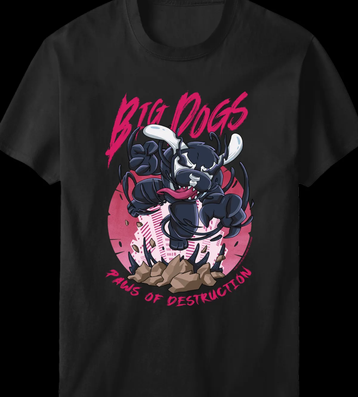 Big Dogs Parody|Paws Of Destruction T-Shirt