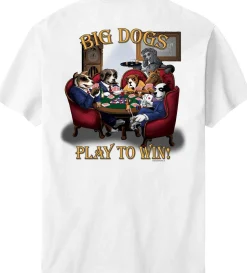 Big Dogs Hobby|Play To Win Poker T-Shirt