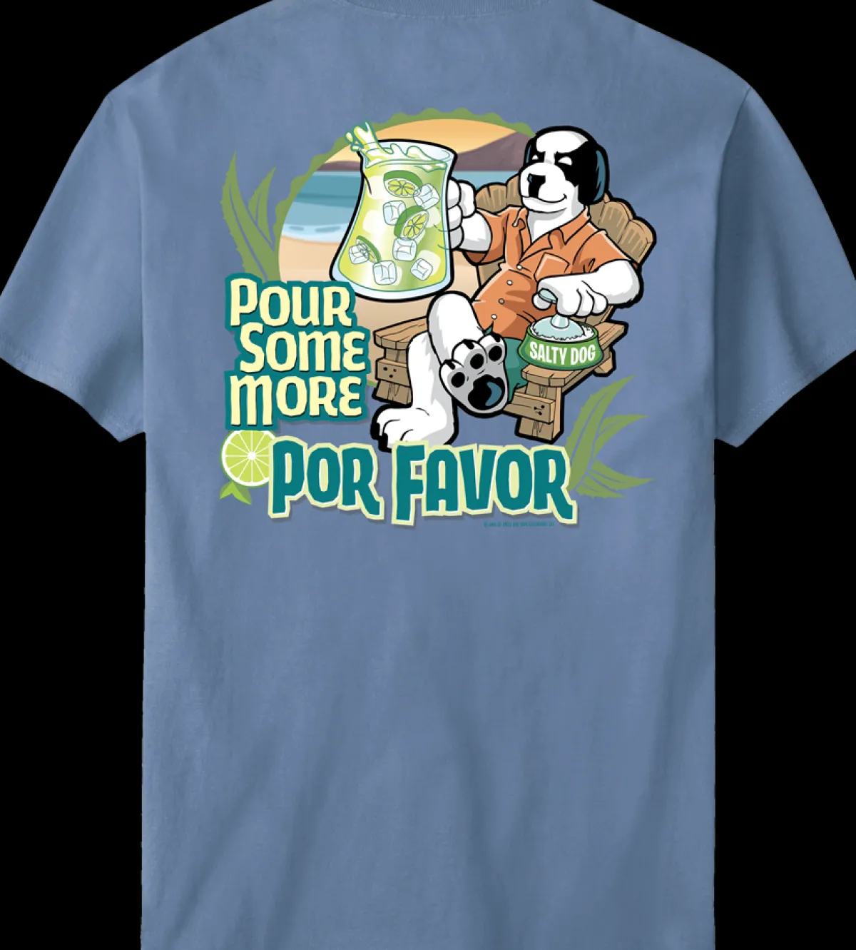 Big Dogs Food & Drink|Pour Some More Por Favor T-Shirt
