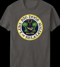 Big Dogs Patriotic|Presidential Dor Badge T-shirt