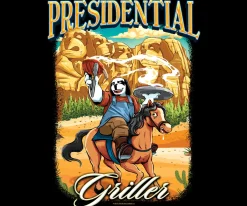 Big Dogs Patriotic|Food & Drink|Presidential Griller T-shirt
