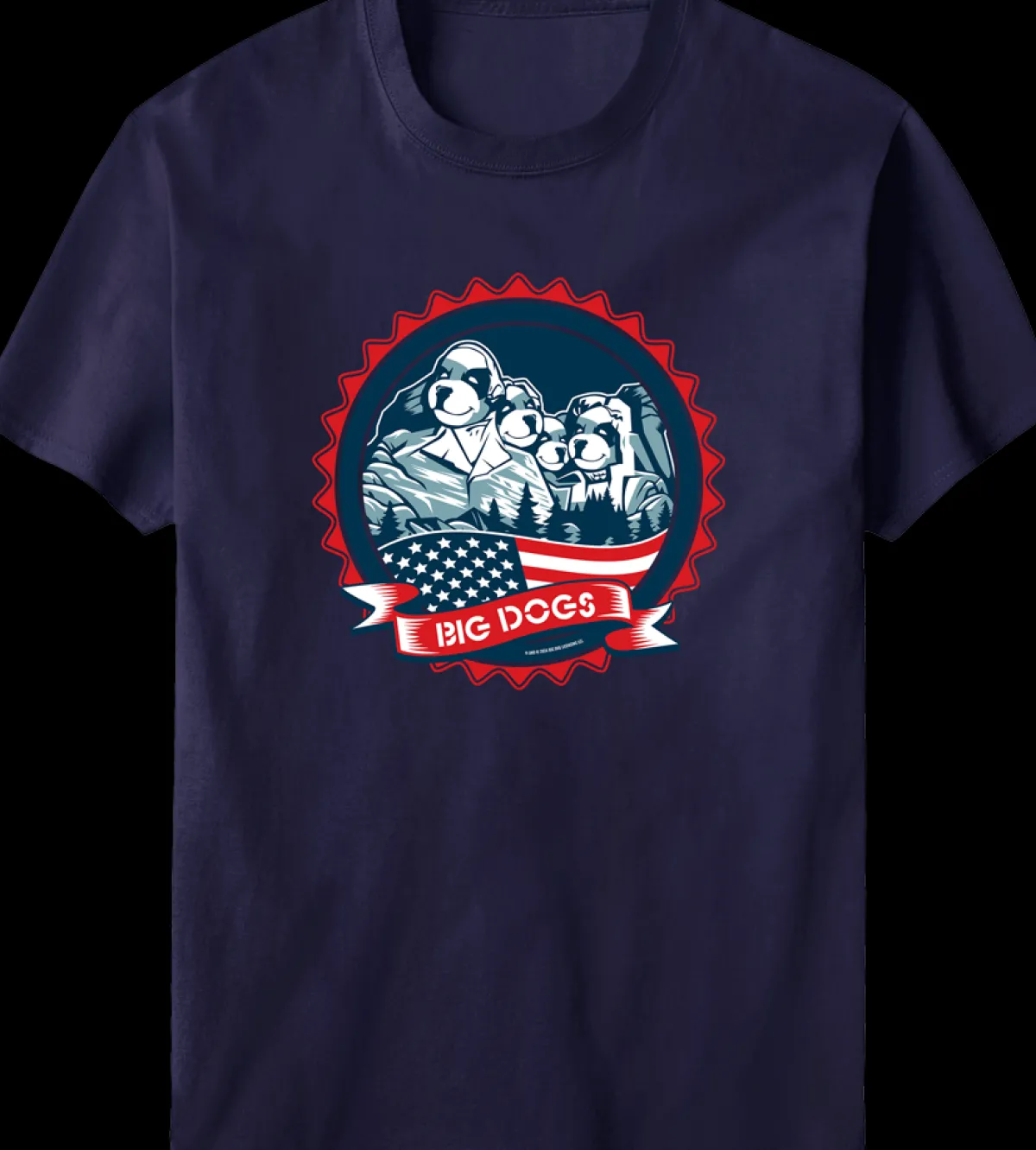 Big Dogs Patriotic|Presidential MR Badge T-shirt