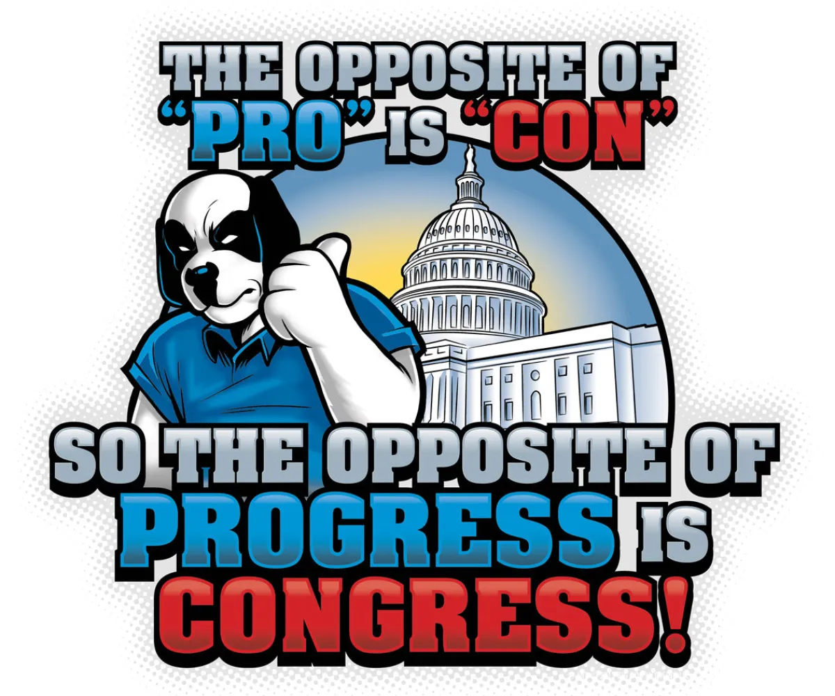Big Dogs Humor|Pro Vs Con T-Shirt