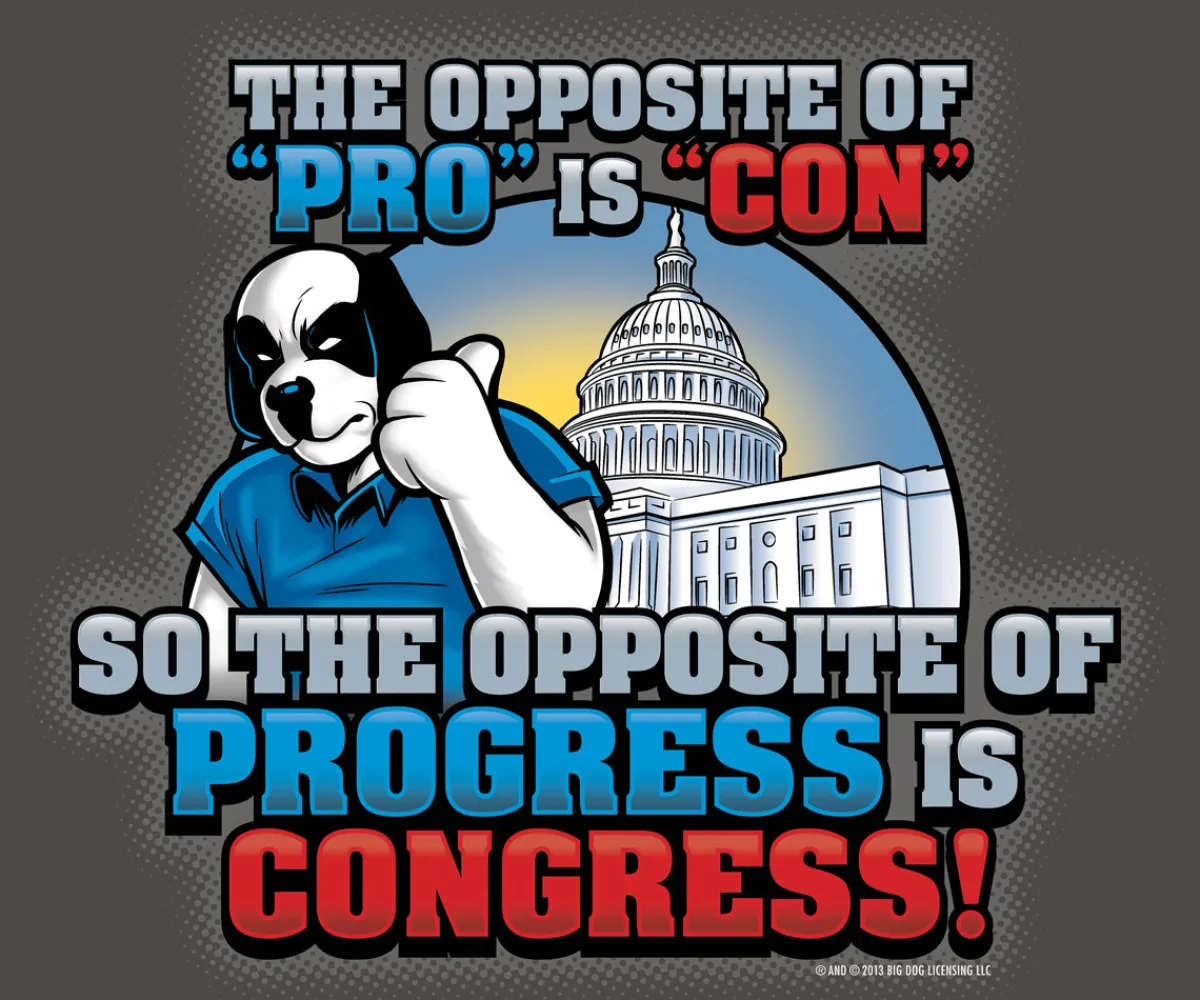 Big Dogs Humor|Pro Vs Con T-Shirt