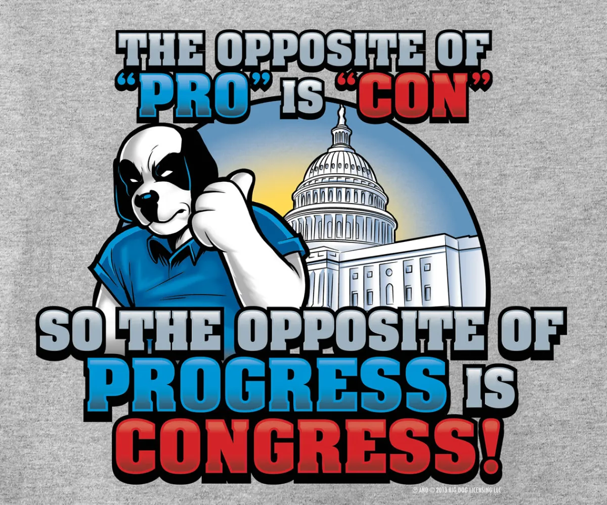 Big Dogs Humor|Pro Vs Con T-Shirt