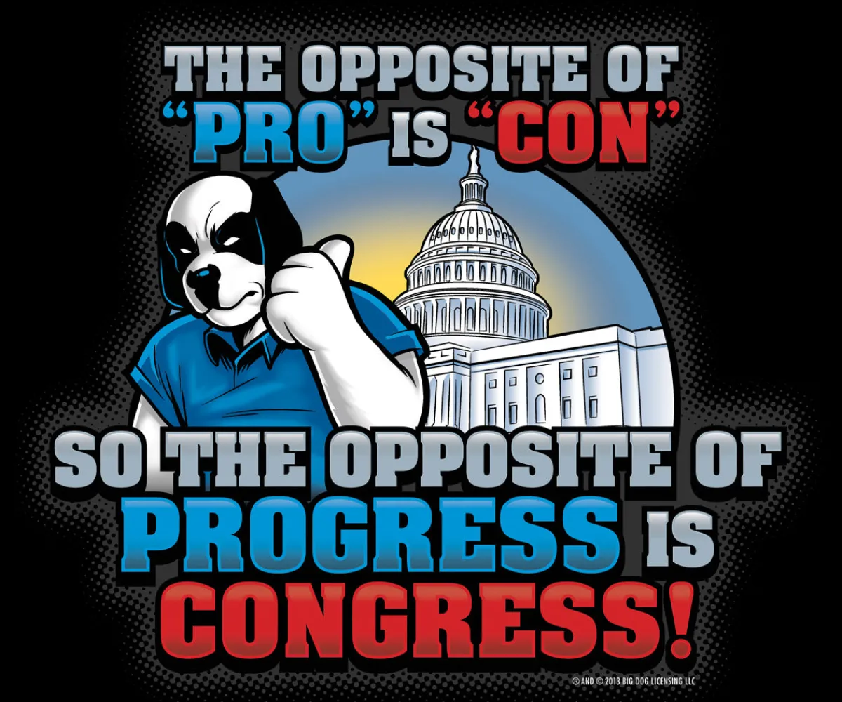 Big Dogs Humor|Pro Vs Con T-Shirt