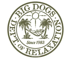 Big Dogs Dept Of Relaxation|Relaxation Badge Olive T-shirt