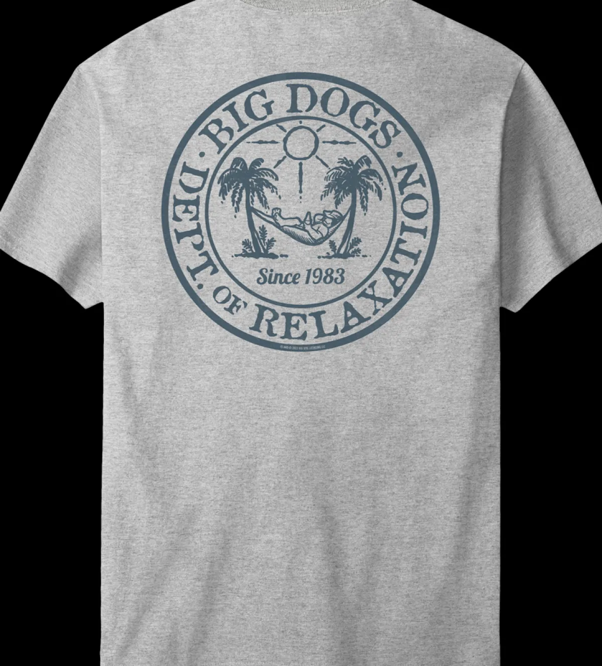 Big Dogs Dept Of Relaxation|Relaxation Badge T-shirt