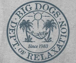 Big Dogs Dept Of Relaxation|Relaxation Badge T-shirt