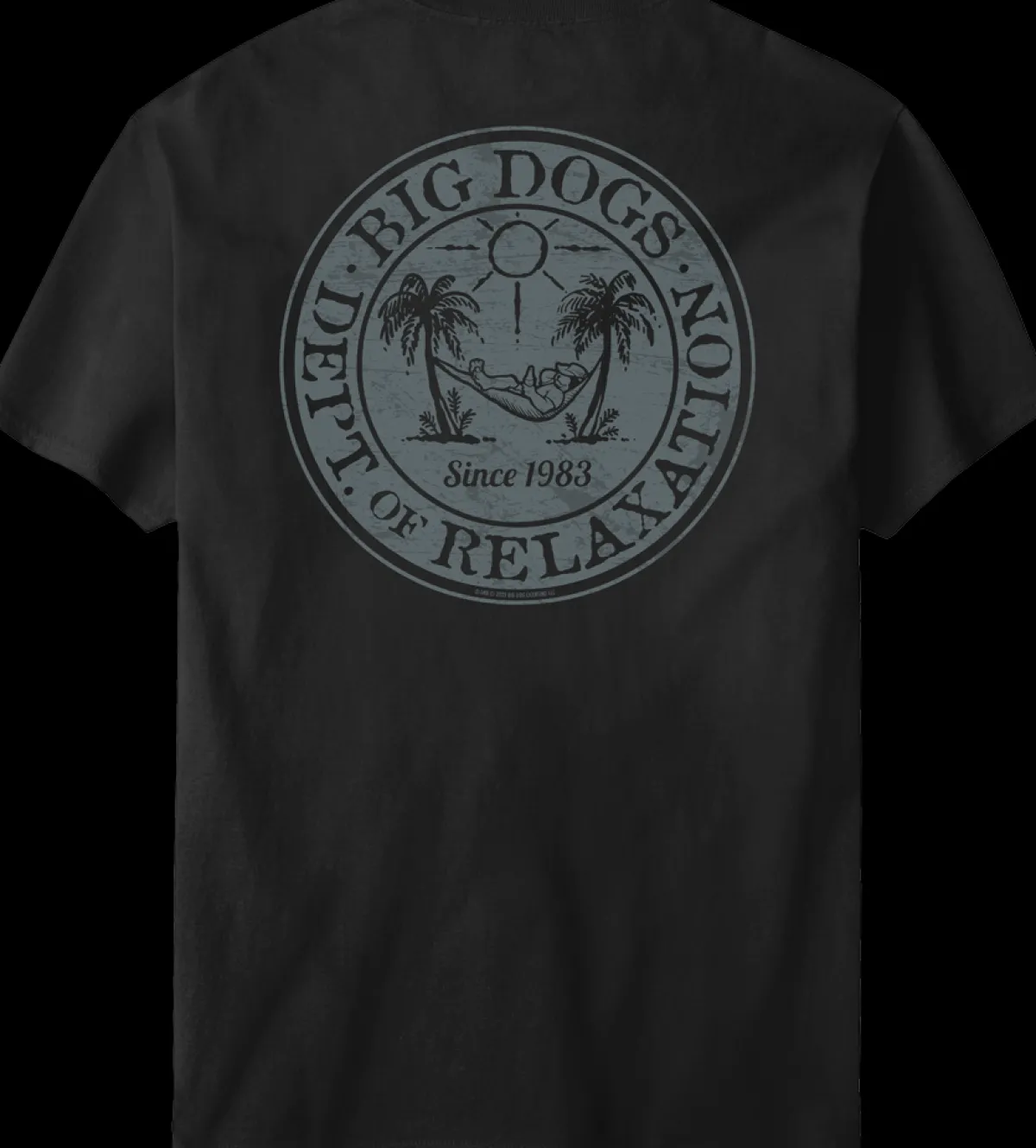 Big Dogs Dept Of Relaxation|Relaxation Badge T-shirt