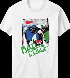 Big Dogs Big Attitude|Retro Bad Dog Graffiti T-Shirt
