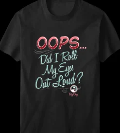 Women Big Dogs Women's Tees|Big Attitude|Roll My Eyes T-Shirt