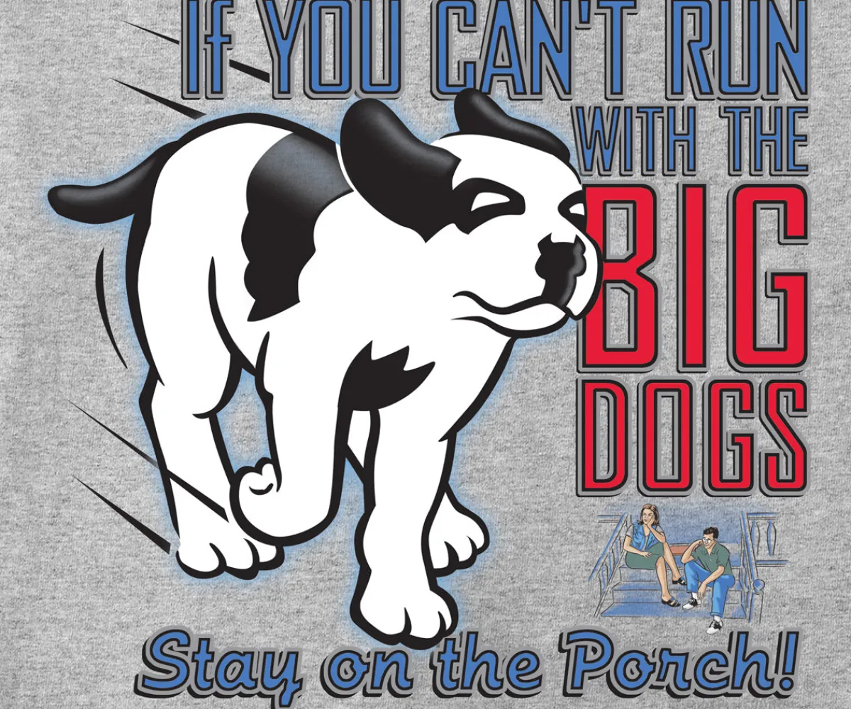 Big Dogs Long Sleeve Tees|Run With The Big Dog Long Sleeve T-shirt
