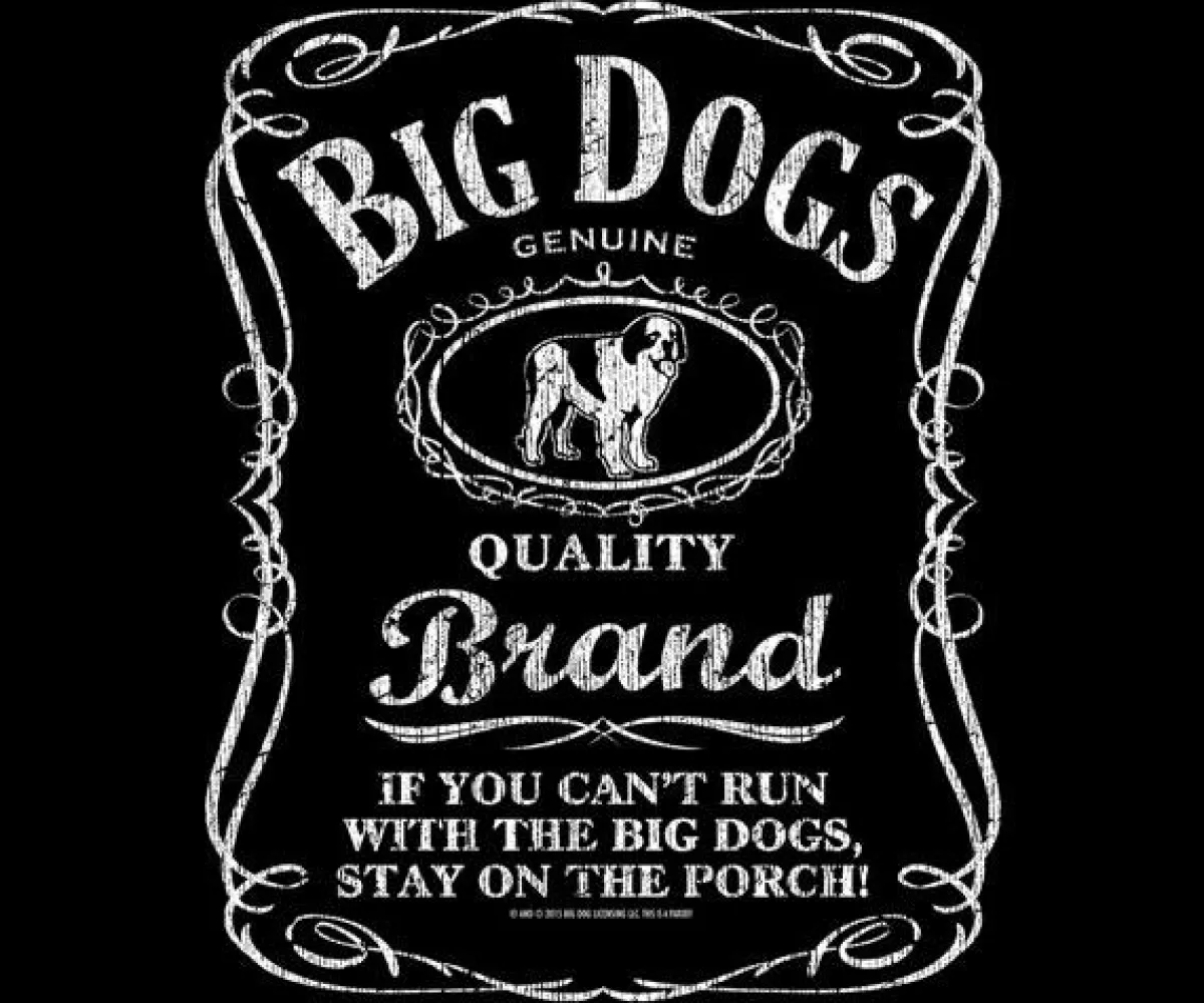 Big Dogs Logo Tees|Run With The Label T-Shirt