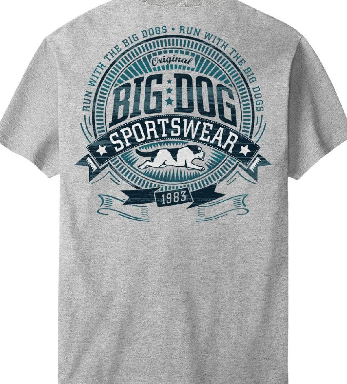 Big Dogs Logo Tees|Run With T-Shirt