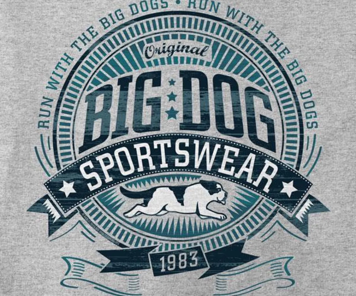 Big Dogs Logo Tees|Run With T-Shirt