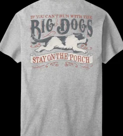 Big Dogs Logo Tees|Run With Vintage T-Shirt