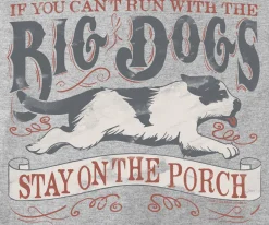 Big Dogs Logo Tees|Run With Vintage T-Shirt