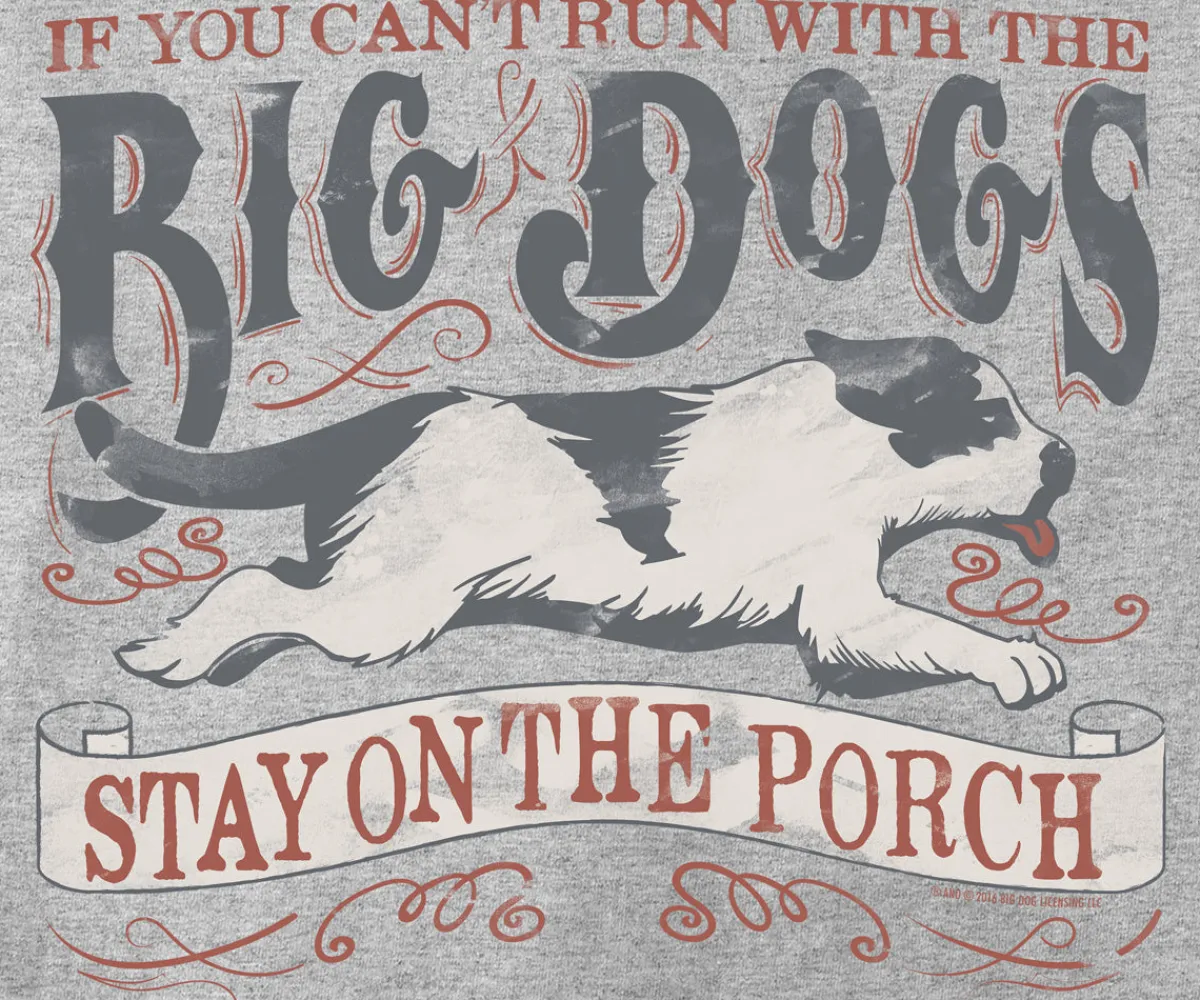 Big Dogs Logo Tees|Run With Vintage T-Shirt