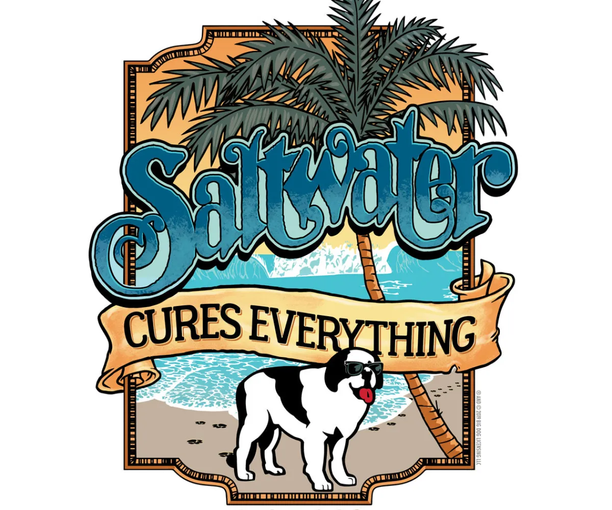 Big Dogs Long Sleeve Tees|Saltwater Long Sleeve T-Shirt