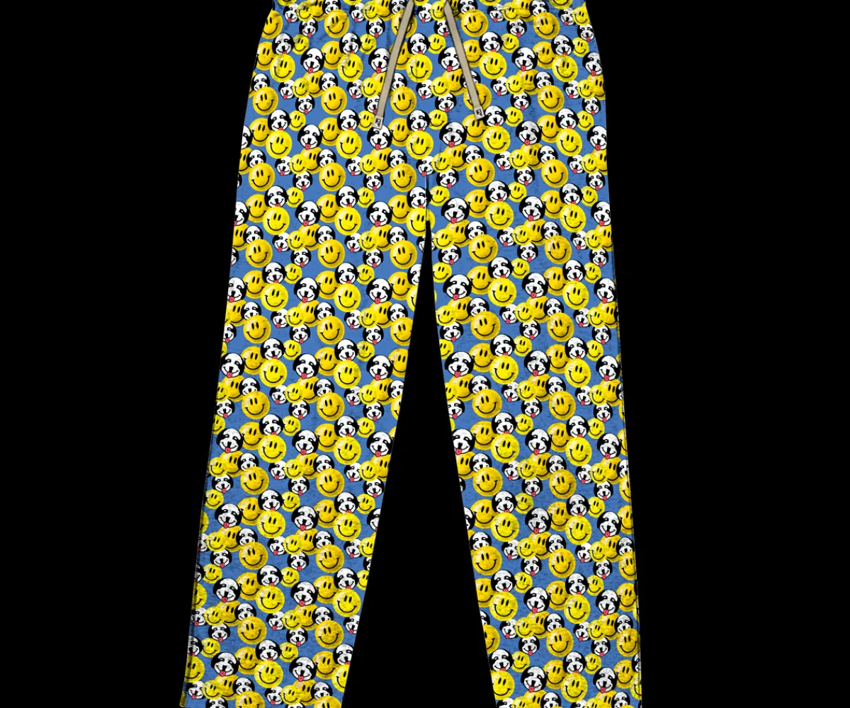 Big Dogs Big Dogs Lounge Pants|SMILEY FACES Womens KNIT LOUNGE PANTS