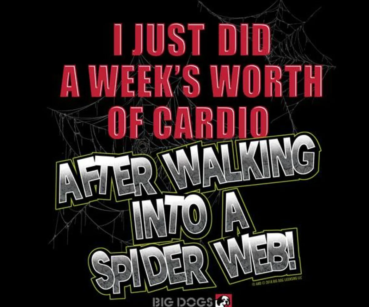 Big Dogs Humor|Spider Cardio T-Shirt