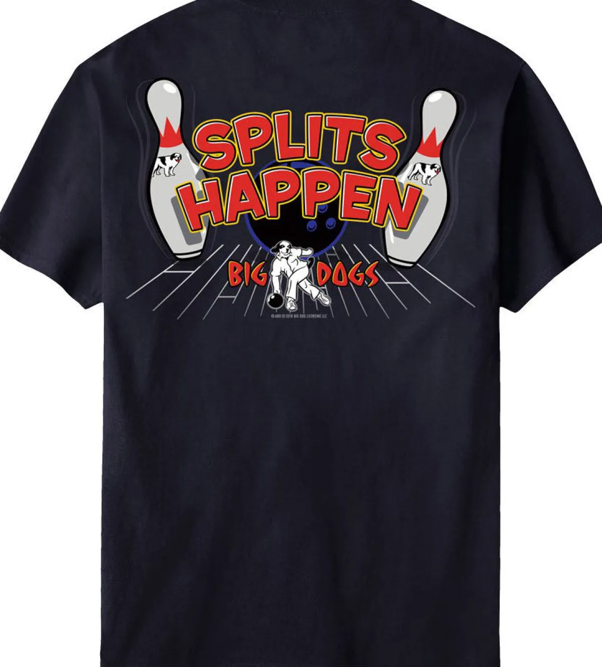 Big Dogs Sports|Split Happens Bowling T-Shirt