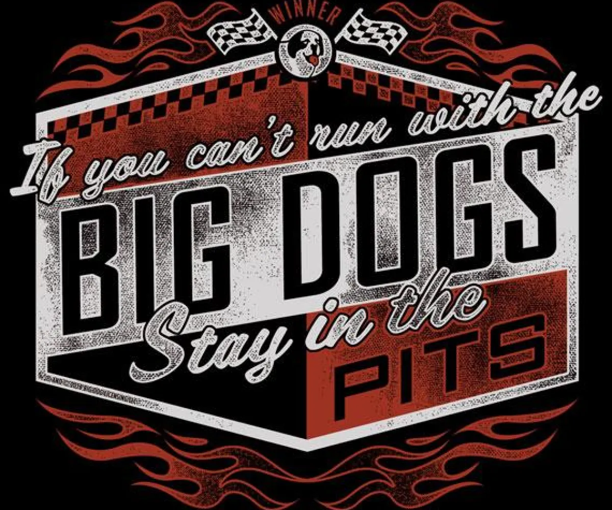 Big Dogs Sports|Stay In The Pits Shield T-Shirt