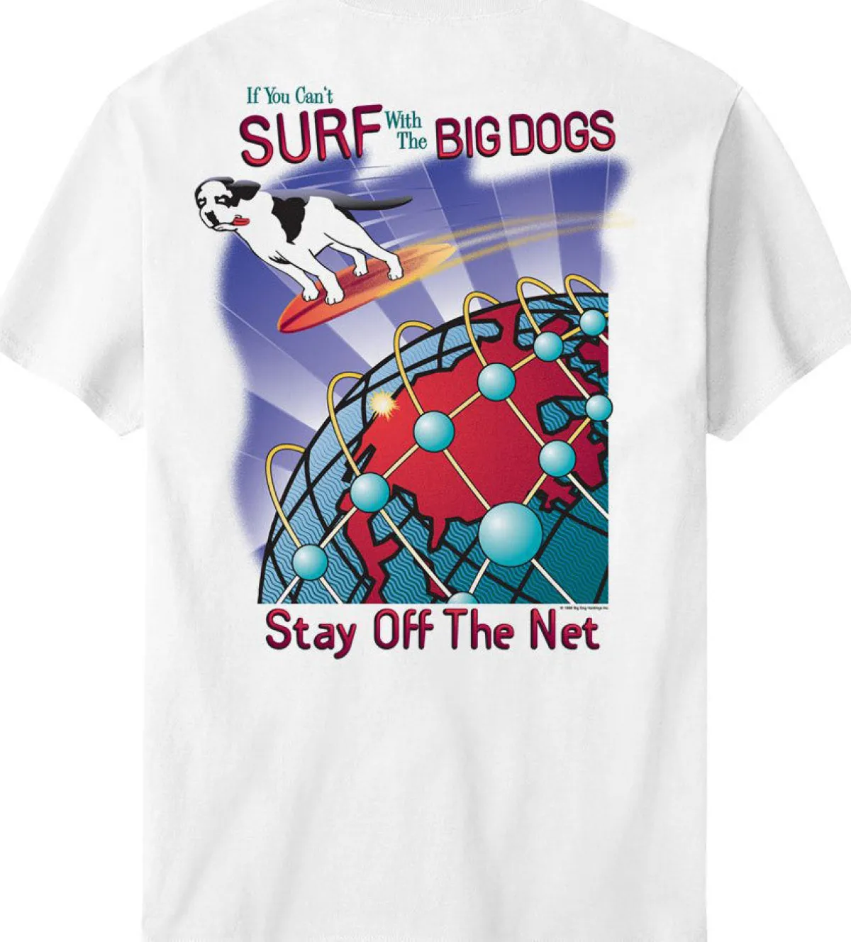 Big Dogs Logo Tees|Classic|Surf The Net T-Shirt