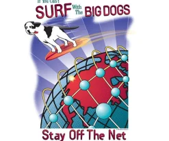 Big Dogs Logo Tees|Classic|Surf The Net T-Shirt